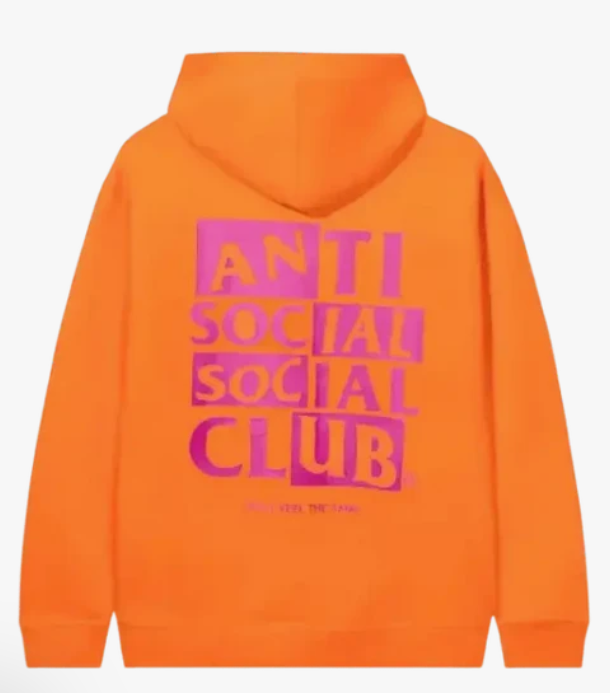 Anti Social Social Club Muted Hoodie Orange
