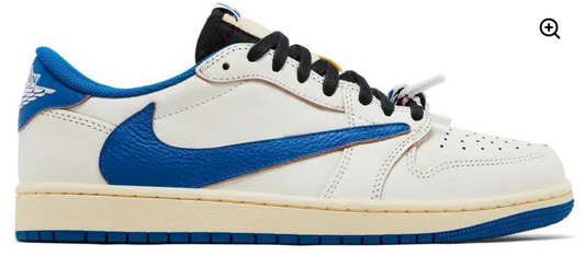 Jordan 1 Retro Low OG SP Fragment x Travis Scott Sail Military Blue