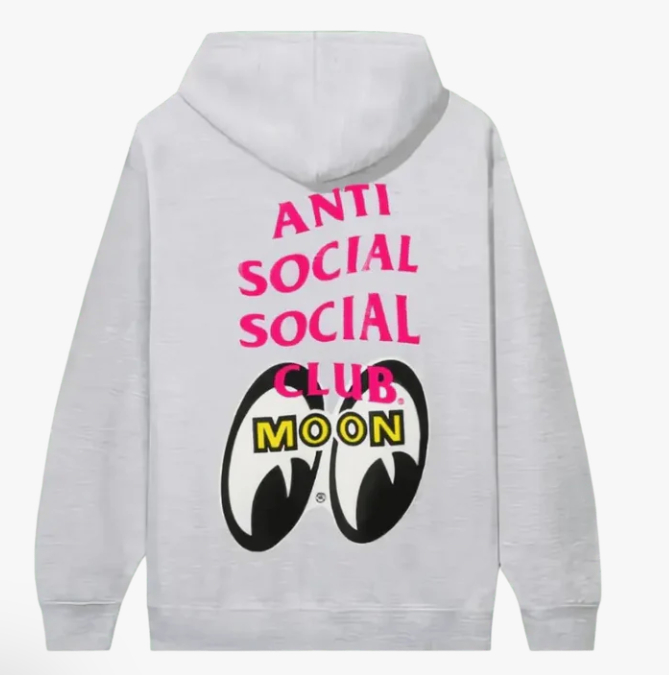 Anti Social Social Club Mooneyes Hoodie Grey