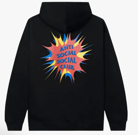 Anti Social Social Club Stunned Hoodie Black